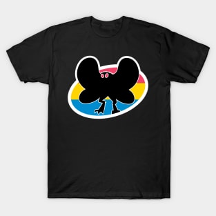 Pansexual Mothman Cryptid Pride T-Shirt